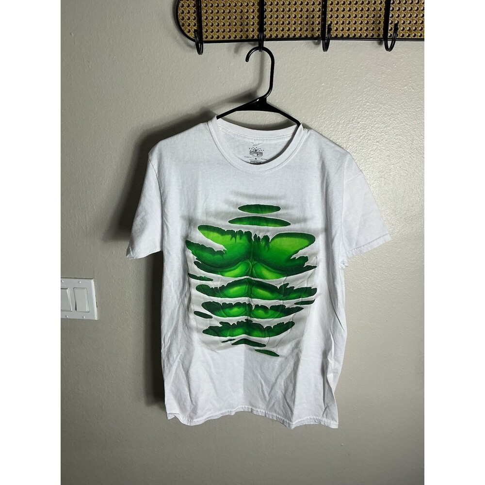 Vintage Universal Studios Hulk Shirt Men’s M Padded Funny Muscle Marvel Y2K